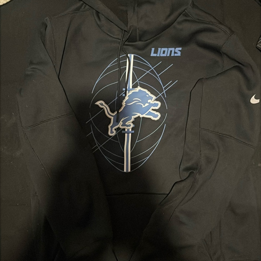 Black Detroit Lions Hoodie